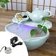 thumbnail image 4 of Decoraciones para fiestas, nebulizador ultrasónico pequeño, nebulizador para fuentes, nebulizador para agua, estanques de jardín, humidificador de aire con 12 destellos de luz LED, máquina de niebla c, 4 of 4
