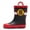 Red Fire Chief, variant on Rubber Kids Rain Boots Fire Chief Rain Boots for Big Boys Sizes 3