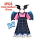 thumbnail image 3 of Vestido de bruja de Halloween para niñas, traje de murciélago para niños pequeños, payaso, vampiro, calabaza, fiesta de Carnaval, 3 of 5