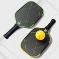 thumbnail image 5 of Pickleball 1 Paddle With 2 Pickle Balls For Practice Beginners Indoor, Yellow - Sporting Goods, Anti Slip Handle, Ensuring Optimal Holding Performance, 5 of 5