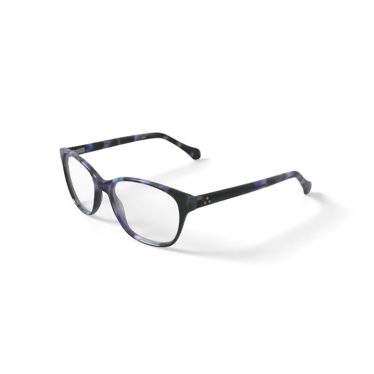 Walmart Women's MJ07323 Square Prescription Eyeglasses with Case