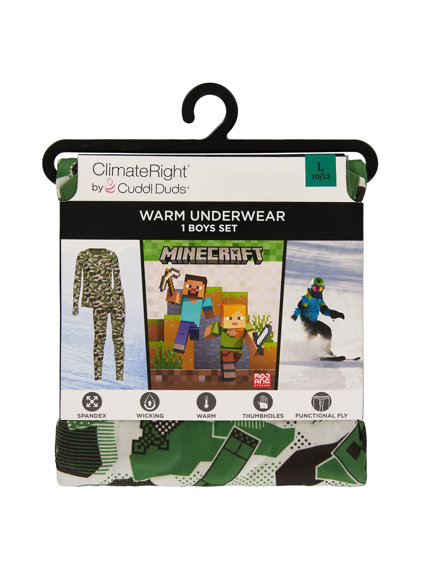 Climateright By Cuddl Duds Minecraft Boys Thermal S-L