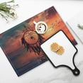 thumbnail image 4 of BaHomeck placemats Set of 4 Dreamcatcher With Sunset Background Cotton Linen rectangle Placemats for Kitchen Dining Table Indoor,Outdoor,18*12inch, 4 of 4