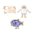 thumbnail image 1 of 3x Kids Busy Board DIY Accessories Educational Sensory Toy Early Teaching Learning Activity Center for Plane Travel Toys Kids Yotijar tablero ocupado, 1 of 10
