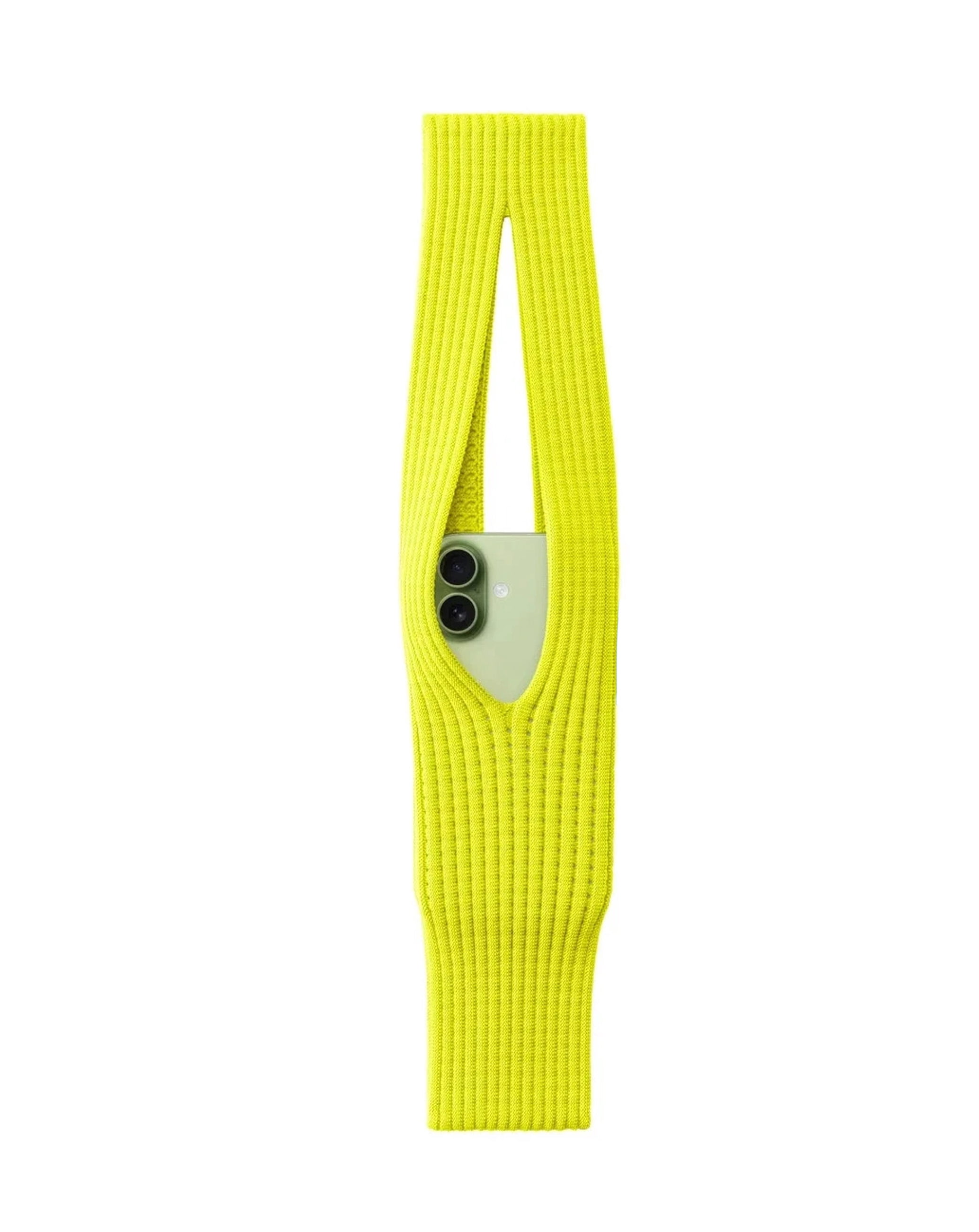 Long SlimGuard Knit Phone Sleeve - Yellow