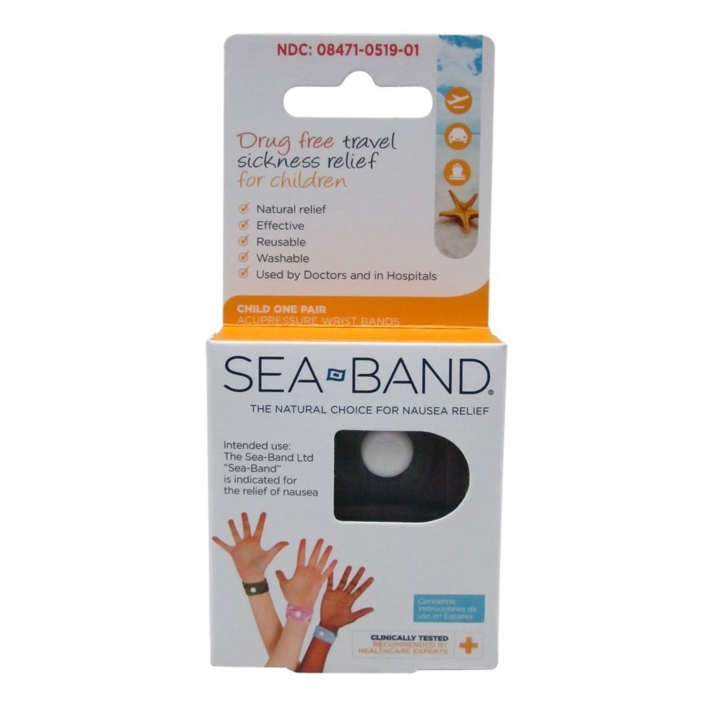 Sea Band Child Wrist Band *** Color Varies *** (p2pack, 4 bands