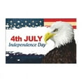 thumbnail image 3 of Peacheart 4th of July Patriotic Backdrop Banner, 5x3 ft American Flag Bald Eagle Background for Independence Day Memorial Day Veterans Day Party Props Supplies, 3 of 3