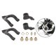 thumbnail image 4 of Accesorio de actualización de soporte de cubo de s de dirección de inferior de aleación para 1:10 Repuestos de accesorios de coch Negro Baoblaze portador del eje de dirección del coche rc, 4 of 7