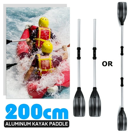 Aluminum Paddle Boats Meigar Kayak Paddles / Boat Oars Aluminum Alloy Detachable Afloat Kayak Oars for Paddles Boat Rafting Canoe ()