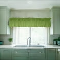 thumbnail image 2 of Solid Poplin Window Valance 58" Wide Tea Green, 2 of 4