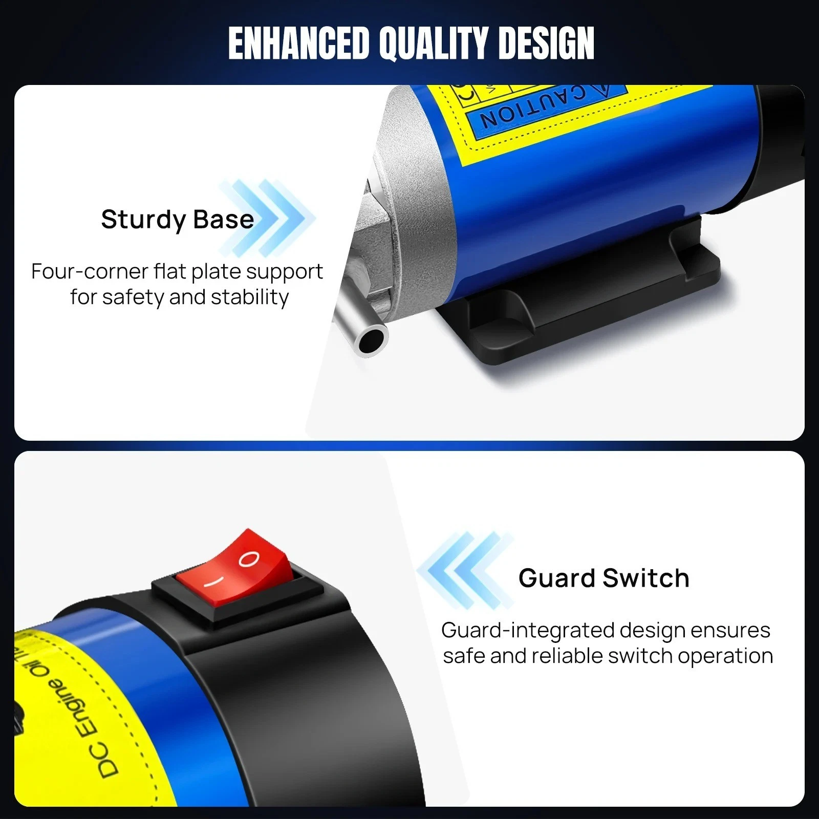 12V Electric Scavenge Suction Transfer Change Pump Motor Oil Extractor Pump 100W
