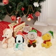 thumbnail image 5 of Peanuts Charlie Brown 8 inch Tall Christmas Plush, Yellow, Plush, by Ruz, 5 of 5