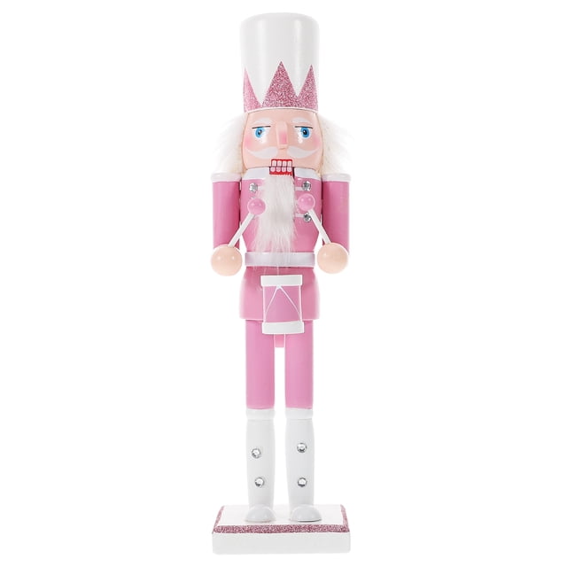 KAKOWELY Adorable Plastic Nutcracker for Decoration Multi Color Christmas Desktop Ornament 6.3 Inches,11.81"X3.15"X2.95"