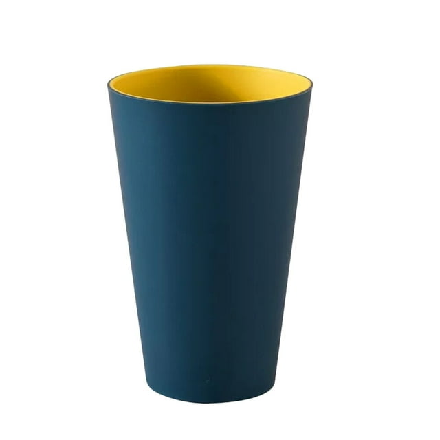Miangastore Tooth Brushing Cup Student Tooth Tumbler Cup Simple Toothbrush Cup Portable Washing Cup (Dark Blue)