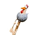 thumbnail image 3 of Decoración de arte de jardín Forma de pollo Estaca Piso Resina Artesanía Yarda Césped Adorno de gallina, Tipo 2 kenally HA005016-02B, 3 of 6