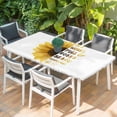 thumbnail image 2 of Yellow Sunflower Table Cloths for 4 Foot Rectangle Tables, Floral Rustic White Quotes Patio Waterproof Elastic Fitted Tablecloths, Washable Rectangular Table Cover for Camping, 2 of 8