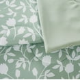 thumbnail image 7 of Mainstays 7 Piece Reversible Bed in a Bag Comforter Set with Sheets, Green Floral, King, 7 of 7