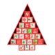 thumbnail image 1 of Calendario de Adviento de madera para Navidad, Casa con cajones de almacenamiento, cuenta atrás iluminada con LED, adorno de número, regalo de escritorio para casa y vacaciones, 1 of 4