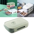 thumbnail image 3 of 2 Uds Caja de Almacenamiento de Huevos Refrigerador Organizador Apible Hogar Fresco, 3 of 8