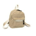 thumbnail image 2 of yuksok Backpack Adjustable Strap Shoulder Bag Daypack for Teens Birthday Gift Khaki, 2 of 9