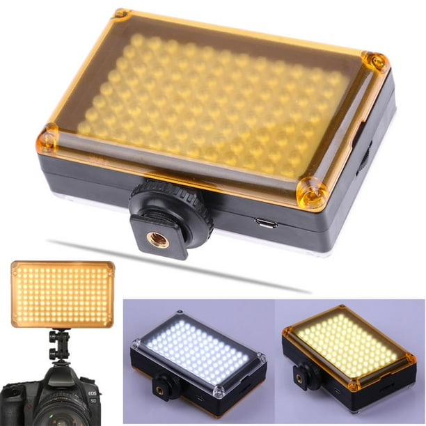 96 LED Teléfono Luz de video Iluminación de fotos en la cámara Lámpara LED de zapata caliente Ndcxsfigh Nuevos Originales