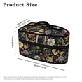 thumbnail image 6 of HELLHERO Rose Floral Pattern Clothes Iron Storage Case 11.8x6.69x5.5 Inches Lightweight Organizer Compatible with Most Iron, Bag Only, 6 of 6