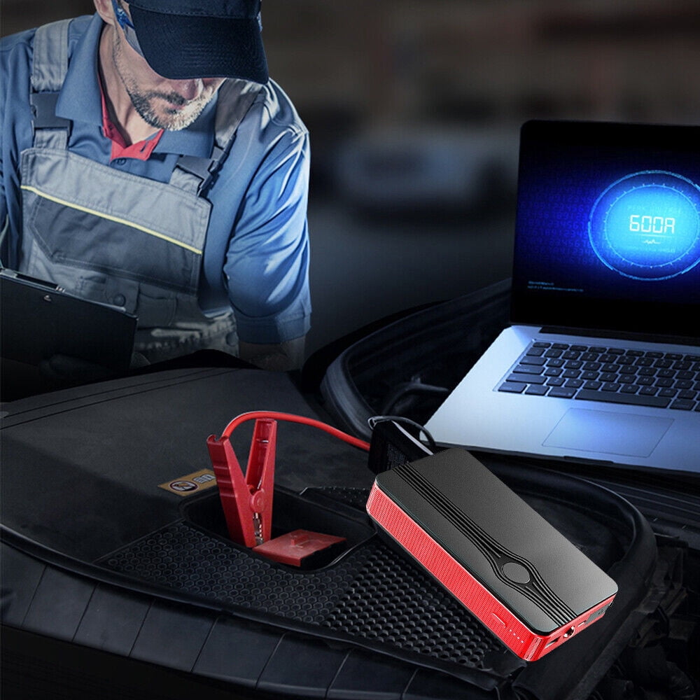 20000mAh 12V Car Jump Starter Portable USB Power Bank Battery Booster Clamp 300A