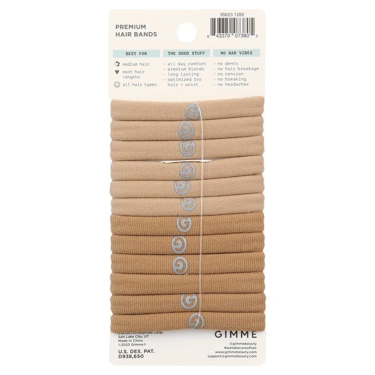 Gimme Beauty Medium Hair Bands 12ct Blonde - Walmart.com Gimme Beauty Medium Hair Bands 12ct Blonde - Walmart.com