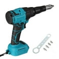 thumbnail image 2 of Brushless Rivet Nut Tool Heavy Duty Hand Riveter Manual Rivet Machine Kit with 4 Rivet Head Sturdy Durable Pop Rivet Tool Kit Electric Rivet Machine Tool for Car Manufacturer, 2 of 10