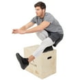 thumbnail image 3 of ProsourceFit 3-in-1 Wood Plyometric Jump Box for Plyo & Agility Workouts, 3 of 7