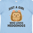 thumbnail image 4 of Inktastic Just a Girl Who Loves Hedgehogs Boys or Girls Toddler T-Shirt, 4 of 5