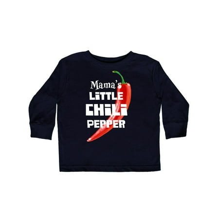 

Inktastic Mama s Little Chili Pepper Gift Toddler Boy or Toddler Girl Long Sleeve T-Shirt