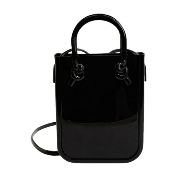 JUYGO Mini handbag jelly crossbody bag women's commuter macaron color PVC Women's Gift