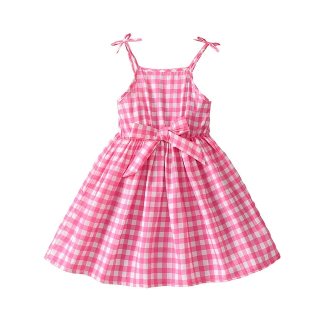 TSADFHJI Robes pour Filles Taille 6 Robe de Collation des Grades Sans Manches pour Filles Robe de Danse Fête Princesse Vêtements 6-7 Ans