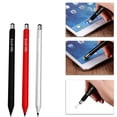 thumbnail image 4 of PRO Capacitive Resistive Stylus Universal 2 in 1 Compatible with Microsoft Surface Book 2/Book 3/PRO X/Go 2/PRO 7 High Sensitivity & Precision 3 Pack! (BLACK SILVER RED), 4 of 5