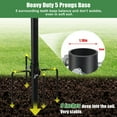 thumbnail image 6 of CHEASYOU Bird House Pole 60 inch with Bracket, Adjustable Heavy Duty Bird Feeder Pole, 6 of 7