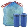 thumbnail image 1 of Fiaze 13 Gallon Drawstring Trash Bags, 200 Counts (Blue), 1 of 1