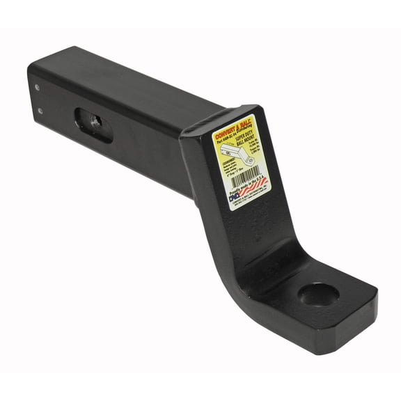 2-1/2 Inch Heavy-Duty Cushioned Ball Mount - 4 Inch Drop