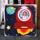 thumbnail image 4 of Gwong Juguete Dibujos animados de madera avión cohete coche mosaico jigsaw puzzles board desarrollo juguete niños Gwong 30001189, 4 of 7