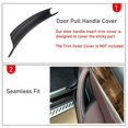 thumbnail image 4 of Lot de 3 poignées de porte de voiture en fibre de carbone pour X5 E70 2008-2013, 4 of 4