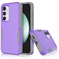 thumbnail image 5 of For Samsung Galaxy S23 FE 5G Phone Case, Ebizware Dual Layer Shockproof Case [Military Grade Drop Tested] Heavy Duty Full Body Protective Cover for Galaxy S23 FE 5G -Purple, 5 of 8