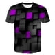thumbnail image 2 of Camisetas cuadradas de verano para niños, camisetas de manga corta informales de dibujos animados para niños y niñas, ropa con cuello redondo gráfico 3D, disfraces 3T Gao Jinjia LED, 2 of 2