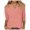 Rose Gold, variant on Womens T Shirts Loose Fit Solid Color Casual Button Quarter Sleeve Short Top T Shirt Tops for Women Trendy Grey L