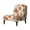 Autumn Pumpkin Pattern, variant on HELLHERO Stain Protection Anti Scratch Armless Accent Chair Cover for Armless Chair, Armless Accent Chair Protector Pumpkin Leaves
