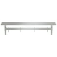 thumbnail image 3 of KoolMore 12" x 48" 18-Gauge Stainless-Steel Heavy Duty Wall Shelf with Pot Rack., 3 of 7