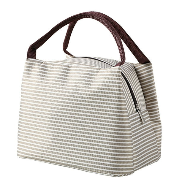 Bolsa de almuerzo con aislamiento reutilizable, caja de asas más fresca, preparación de comidas para hombres y mujeres, trabajo, picnic o viaje