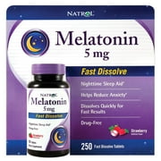 Natrol Melatonin Fast Dissolve Tablets 5mg, 250 Ct