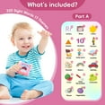 thumbnail image 3 of Timingsxd Tarjetas flash parlantes para niños pequeños Tarjetas flash con 540 palabras visuales Juguetes de terapia del habla: regalos educativos de aprendizaje para niños y niñas de 1, 2, 3, 4, 5 y 6, 3 of 5