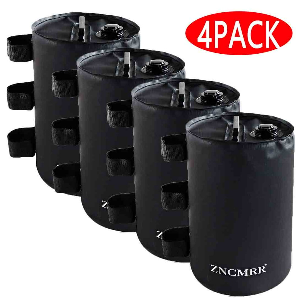 Canopy Water Weight Bag, Leg Weights for Pop up Canopy 4pcs/Pack Black