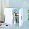 thumbnail image 6 of Summercome 6L/8 Cans Mini Fridge, Portable Compact Refrigerator, Small Skin Care Fridge, Food and Drinks, Small Cooler for Bedroom, Dorm, Car, Office, White, 6 of 7